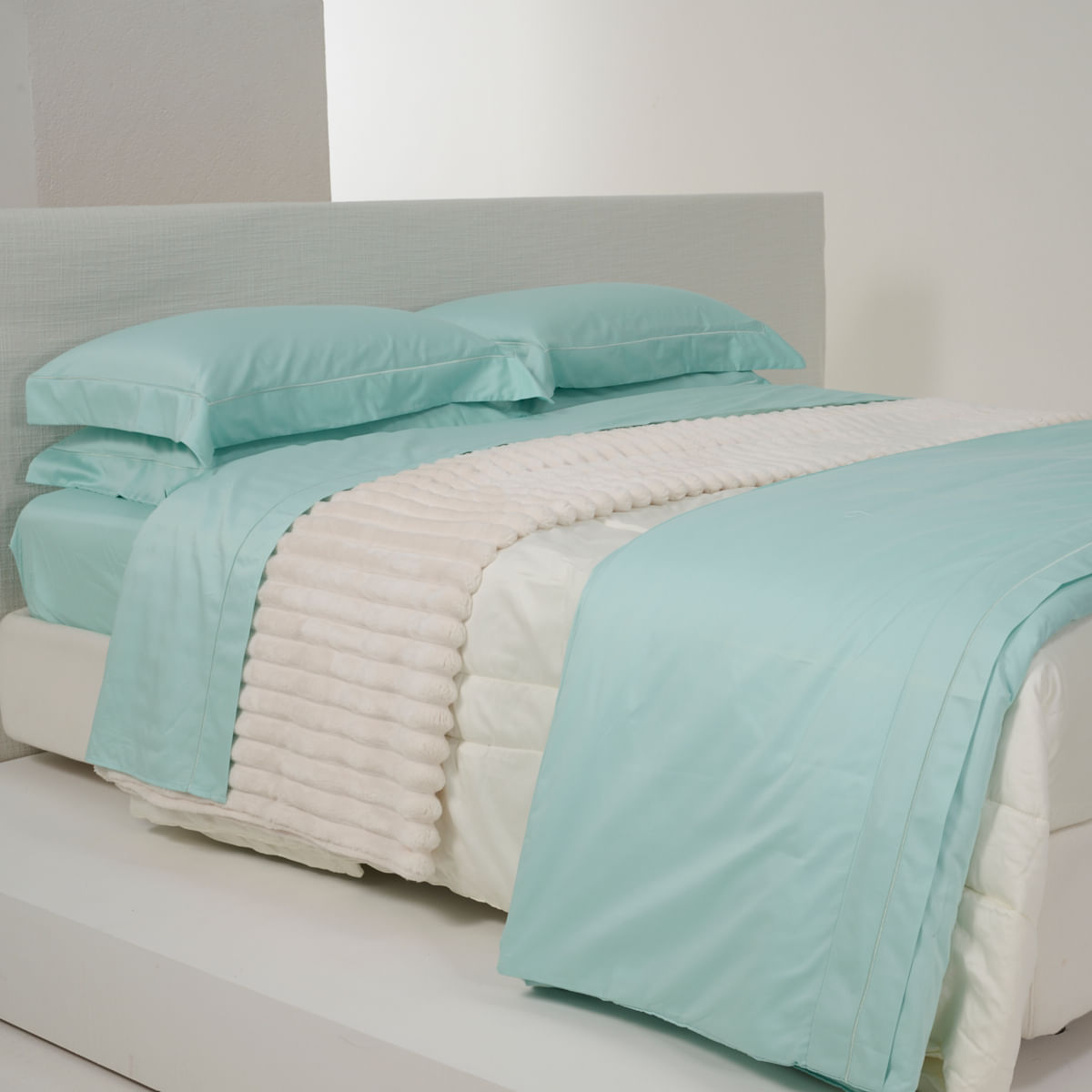 10 01 0433 JOGO DE LENCOL SUBLIME ME Verde Claro Verde Claro 002